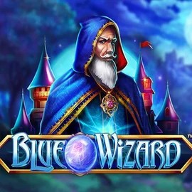 Blue Wizard by Quickspin, showcased at labratsgonewild.com – game logo