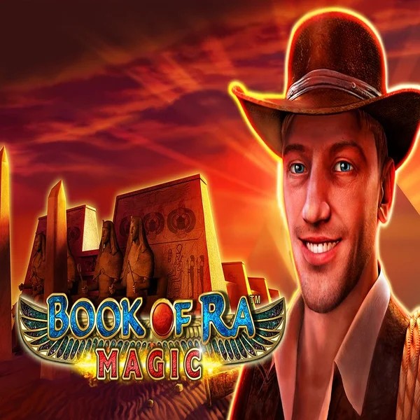 Book of Ra Magic logo by Greentube at Librabet Casino
