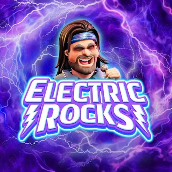 Electric Rocks slot logo by Inspired Gaming at Librabet Casino