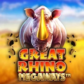 Great Rhino Megaways slot logo by Pragmatic Play at Librabet Casino