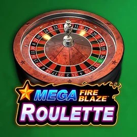 Mega Fire Blaze Roulette online game logo by Playtech on labratsgonewild.com