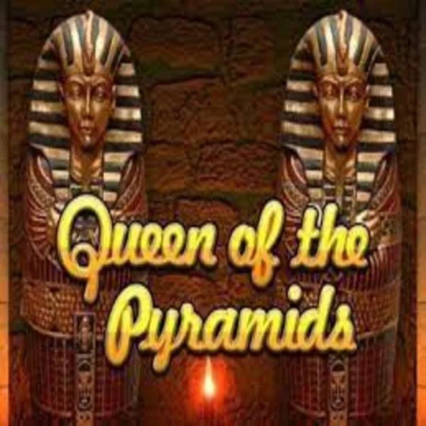 Official Slots logo: Queen of the Pyramids by Playtech at Librabet Casino