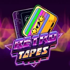 Retro Tapes slot logo by Push Gaming at Librabet Casino