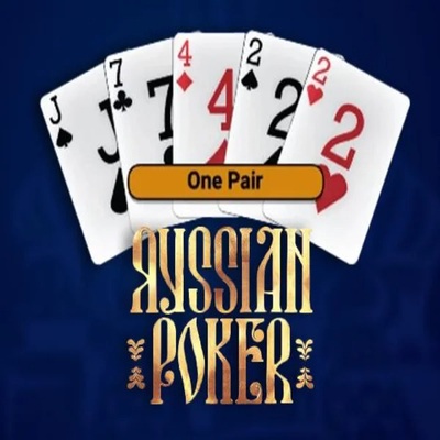 Russian Poker slot logo by OneTouch Games at Librabet Casino