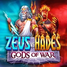 Zeus vs Hades: Gods of War online game logo by Pragmatic Play on labratsgonewild.com